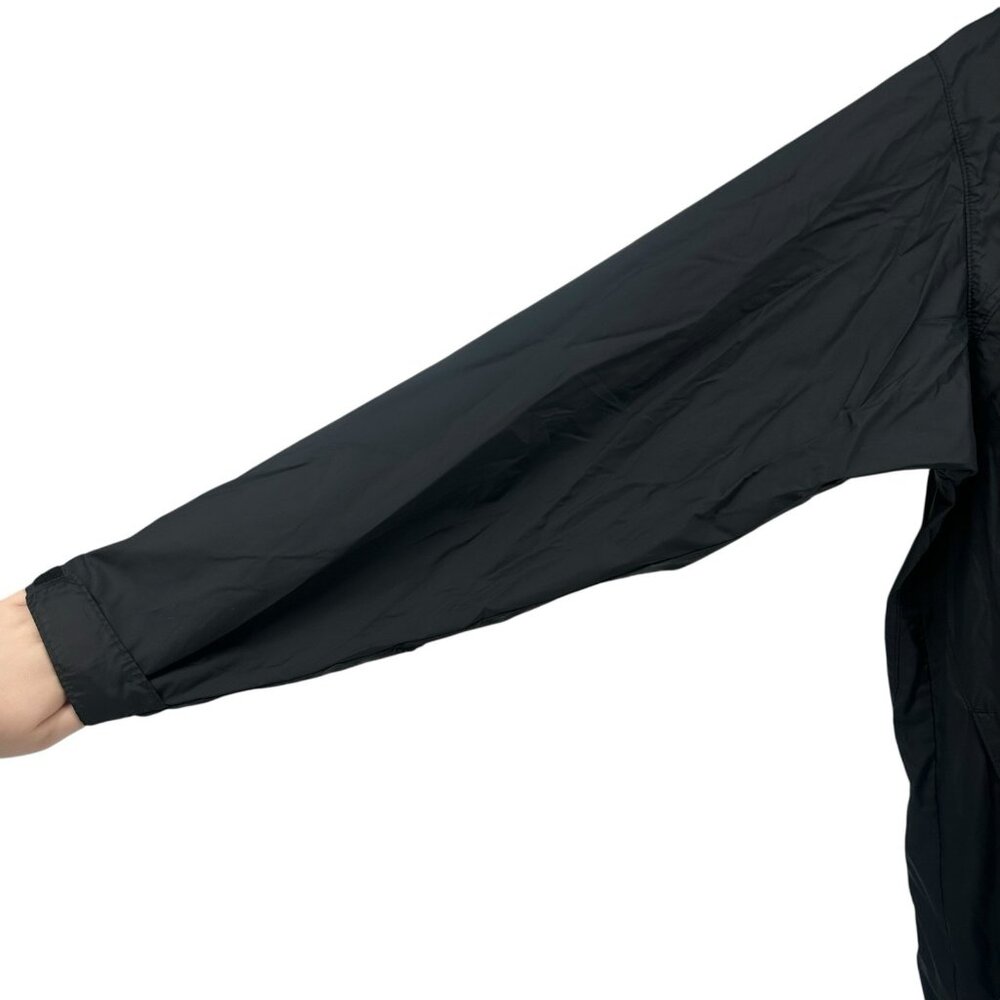 Columbia Jacket Womens M Black Hooded Lightweight Windbreaker Full Zip Casual - Picture 4 of 11